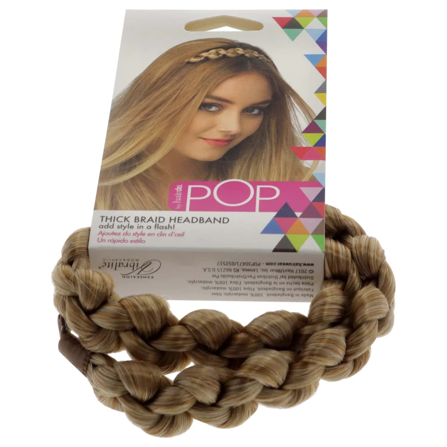 Hairdo Pop Thick Braid Headband - R6 30H Chocolate Copper for Women