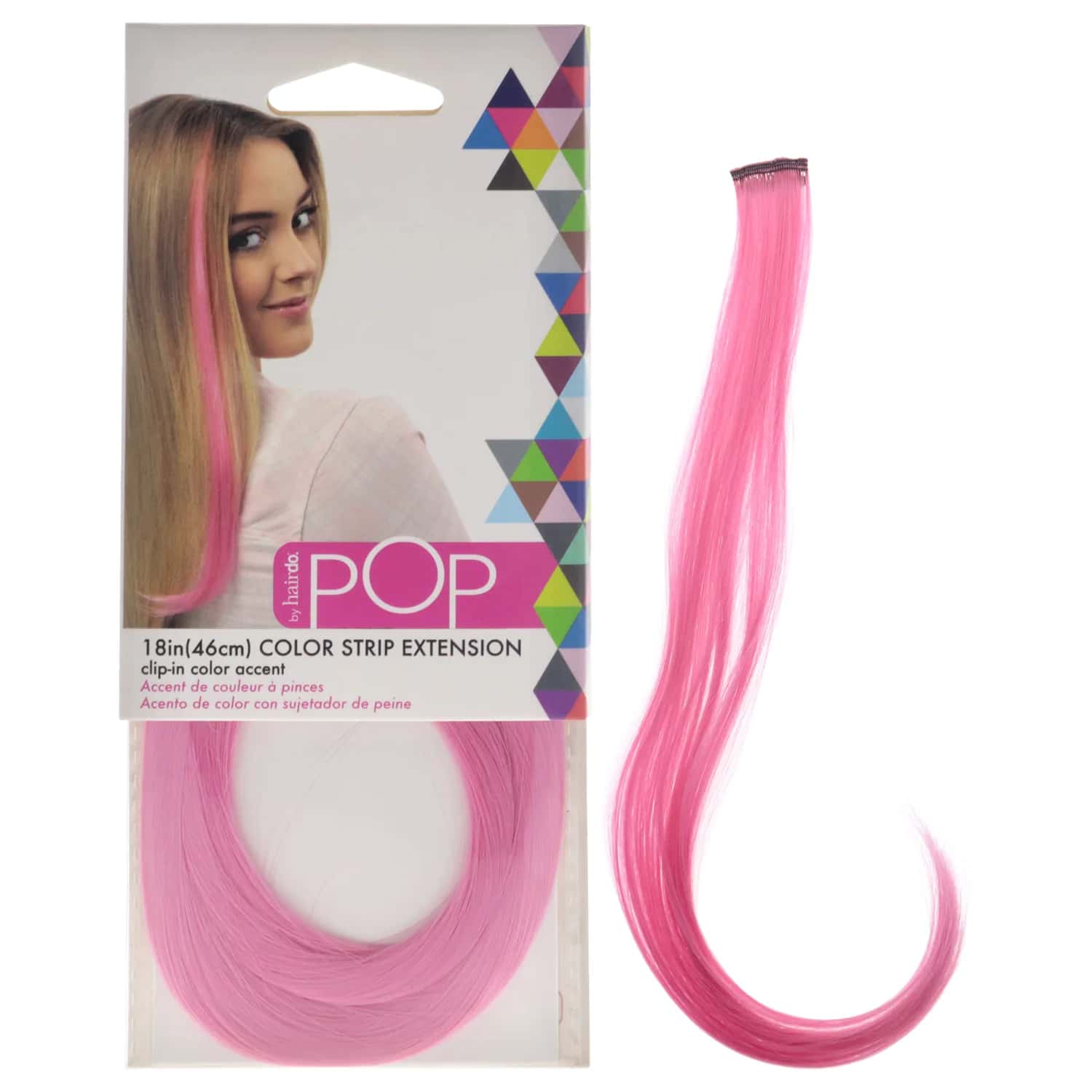 Hairdo Pop Color Strip Extension - Pink Sprinkles for Women