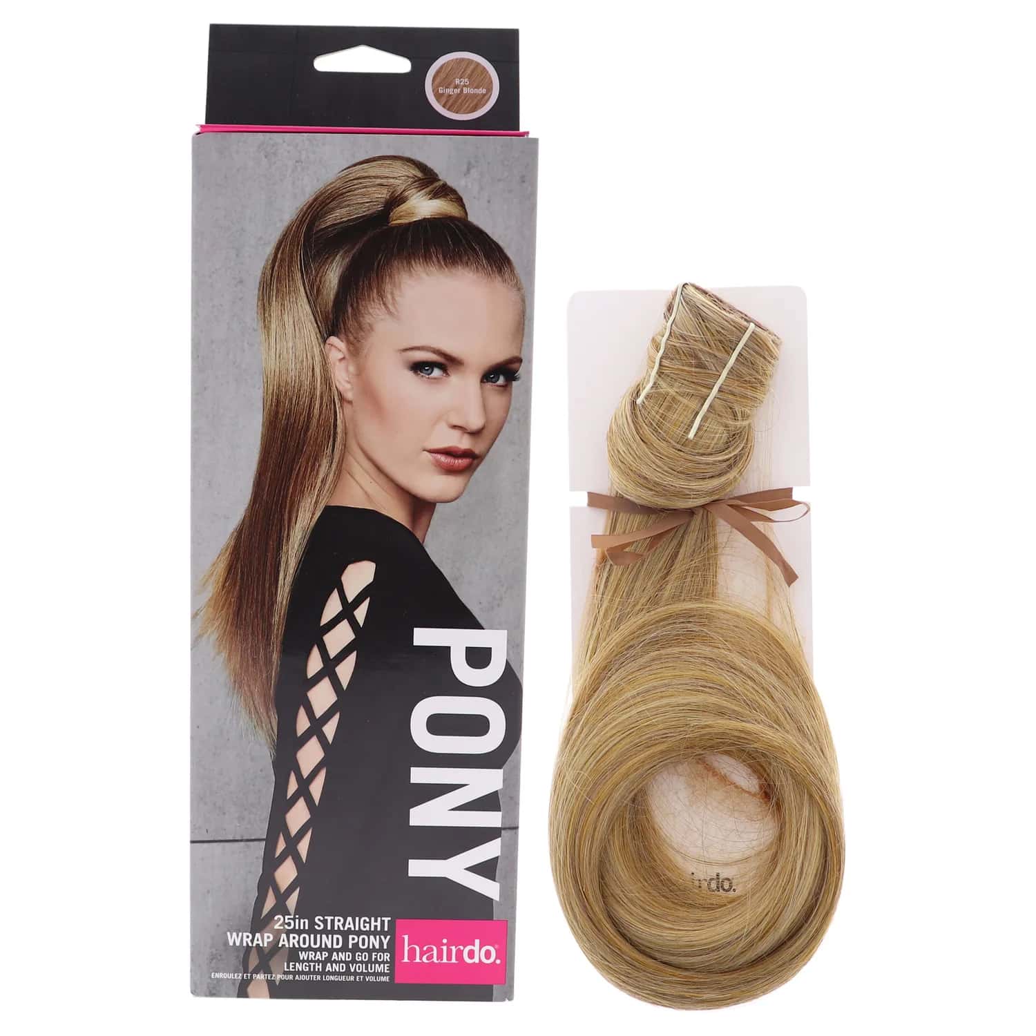 Hairdo Straight Wrap Around Pony - R25 Ginger Blonde Hair Extension 25 in for Women