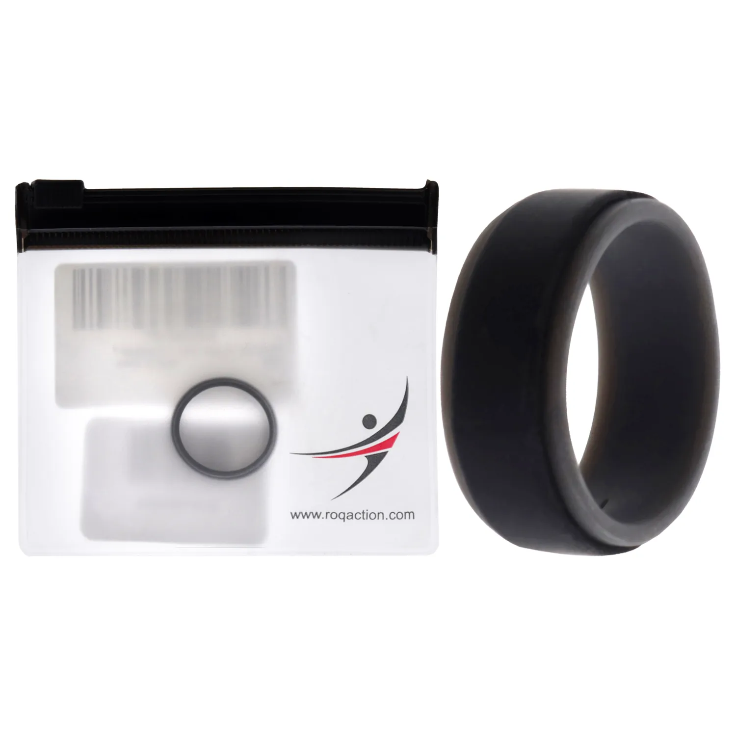 ROQ Step Edge Duo Ring - Grey & Black for Men