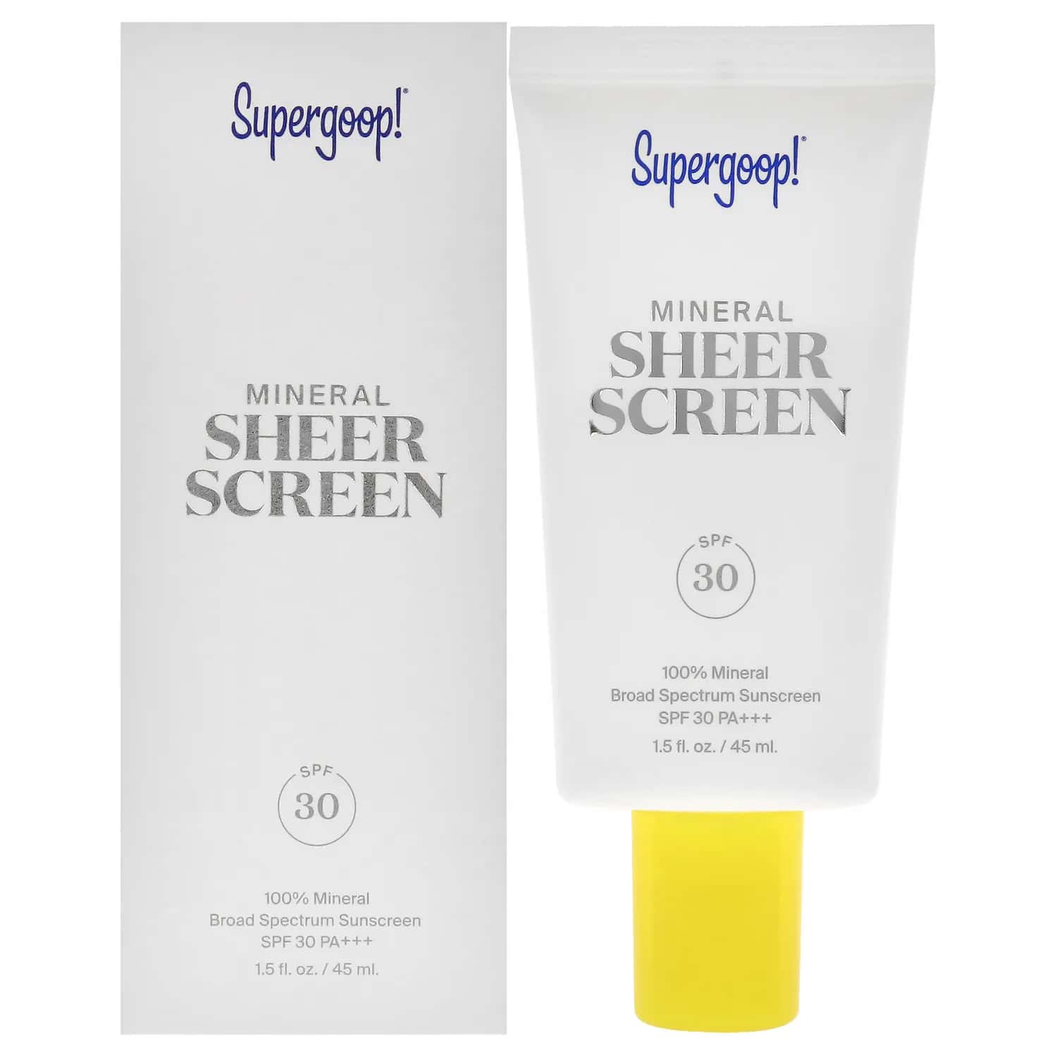 Supergoop! Mineral Sheerscreen SPF 30 PA+++ Sunscreen 44ml / 1.5 oz