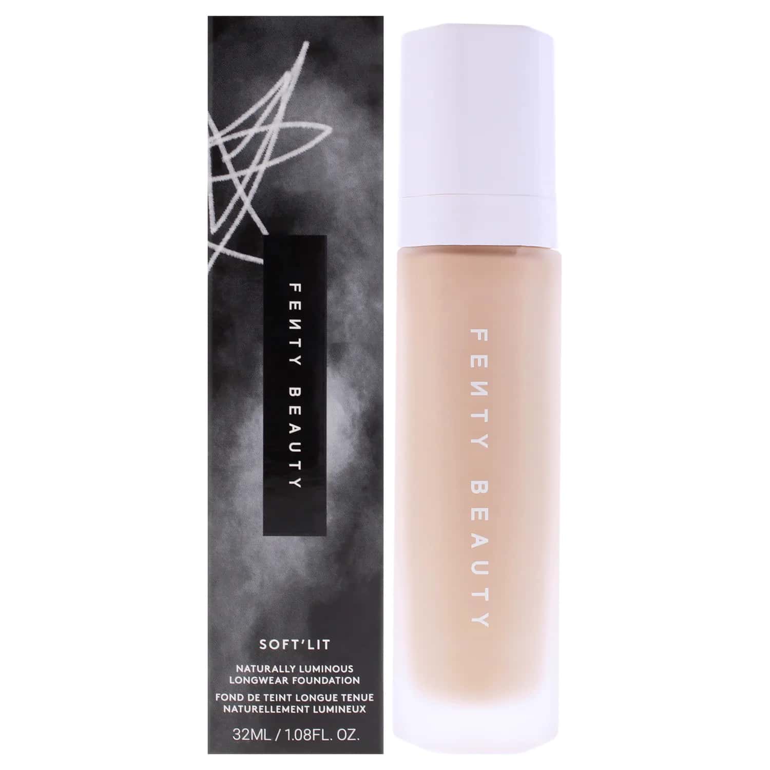 Fenty Beauty Soft'Lit Naturally Luminous Hydrating Longwear Foundation - 210 Light Medium Neutral 1.08 oz