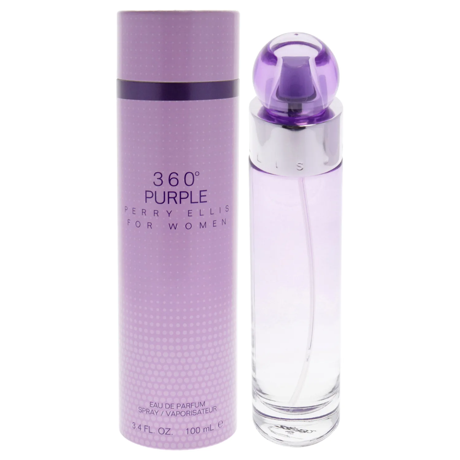 Perry Ellis 360 Purple Eau de Parfum 100ml / 3.4 oz for Women