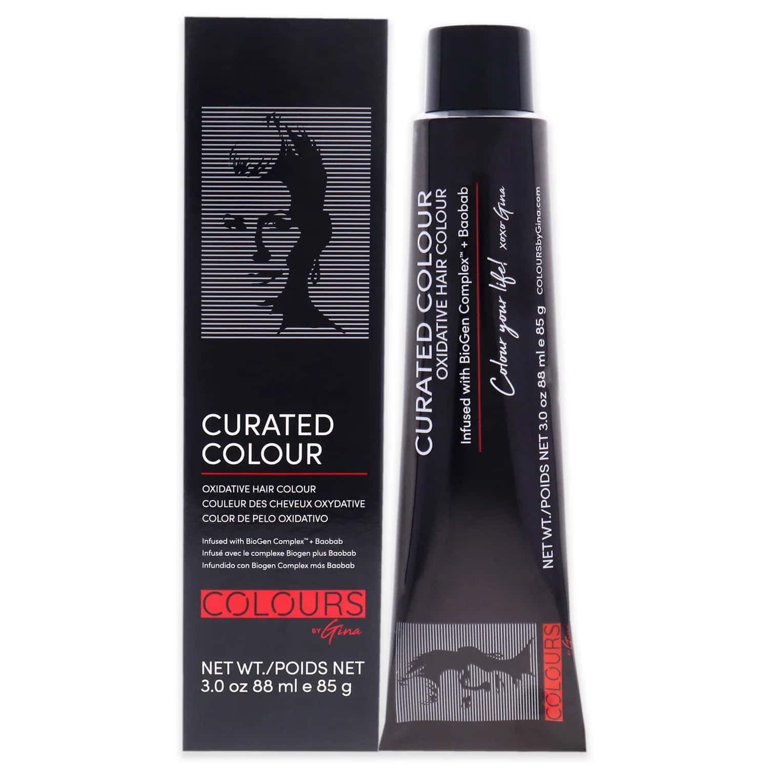 Colours By Gina Curated Colour - 2.0-2N Darkest Natural Brown Hair