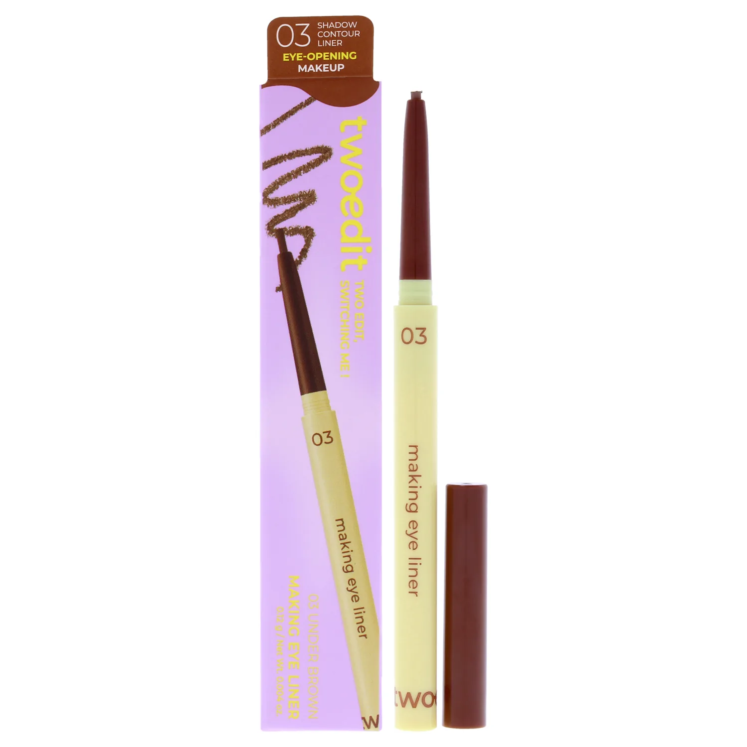 Two Edit Making Eye Liner - 03 Under Brown Eyeliner 0.004 oz