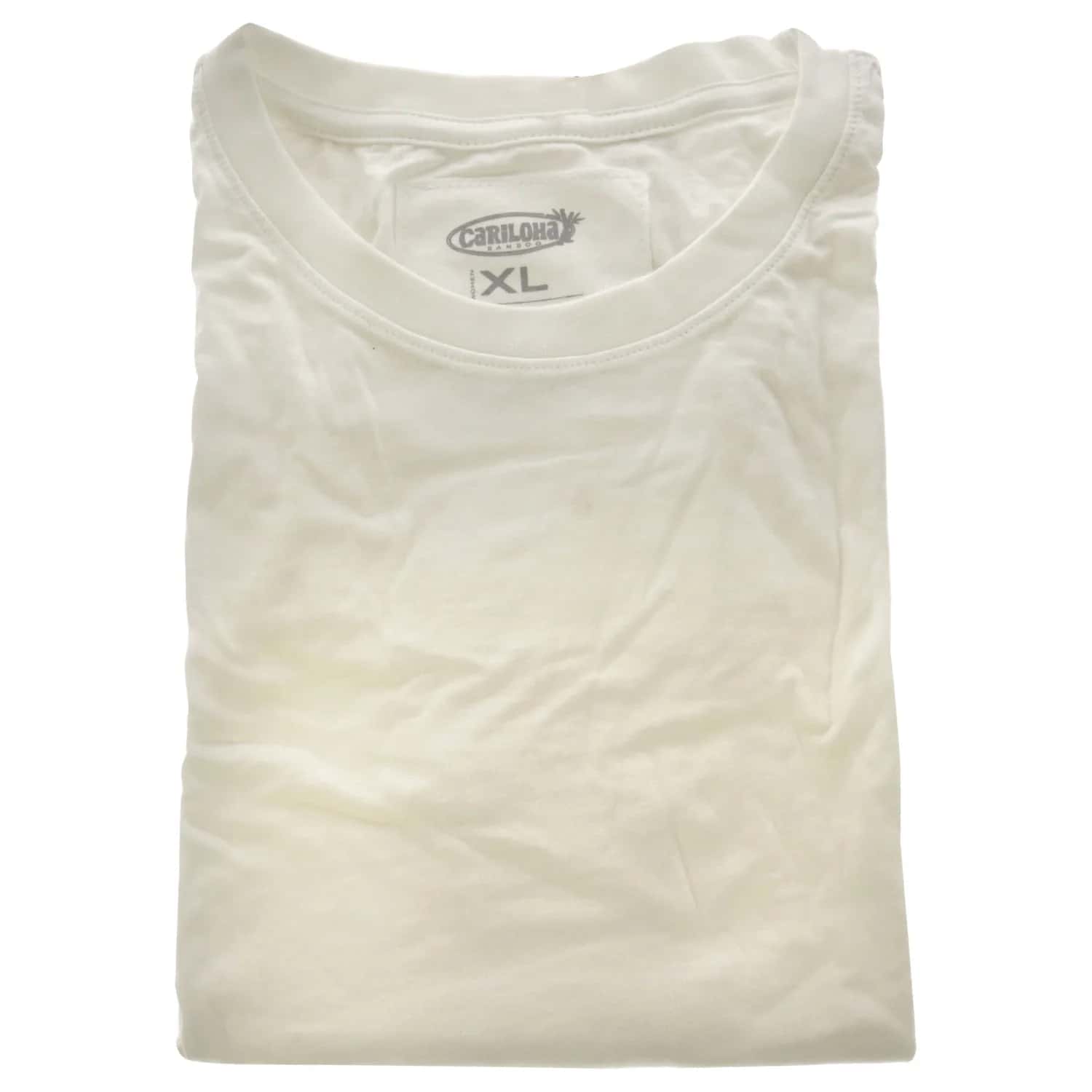 Cariloha Bamboo Crew Tee - White for Women