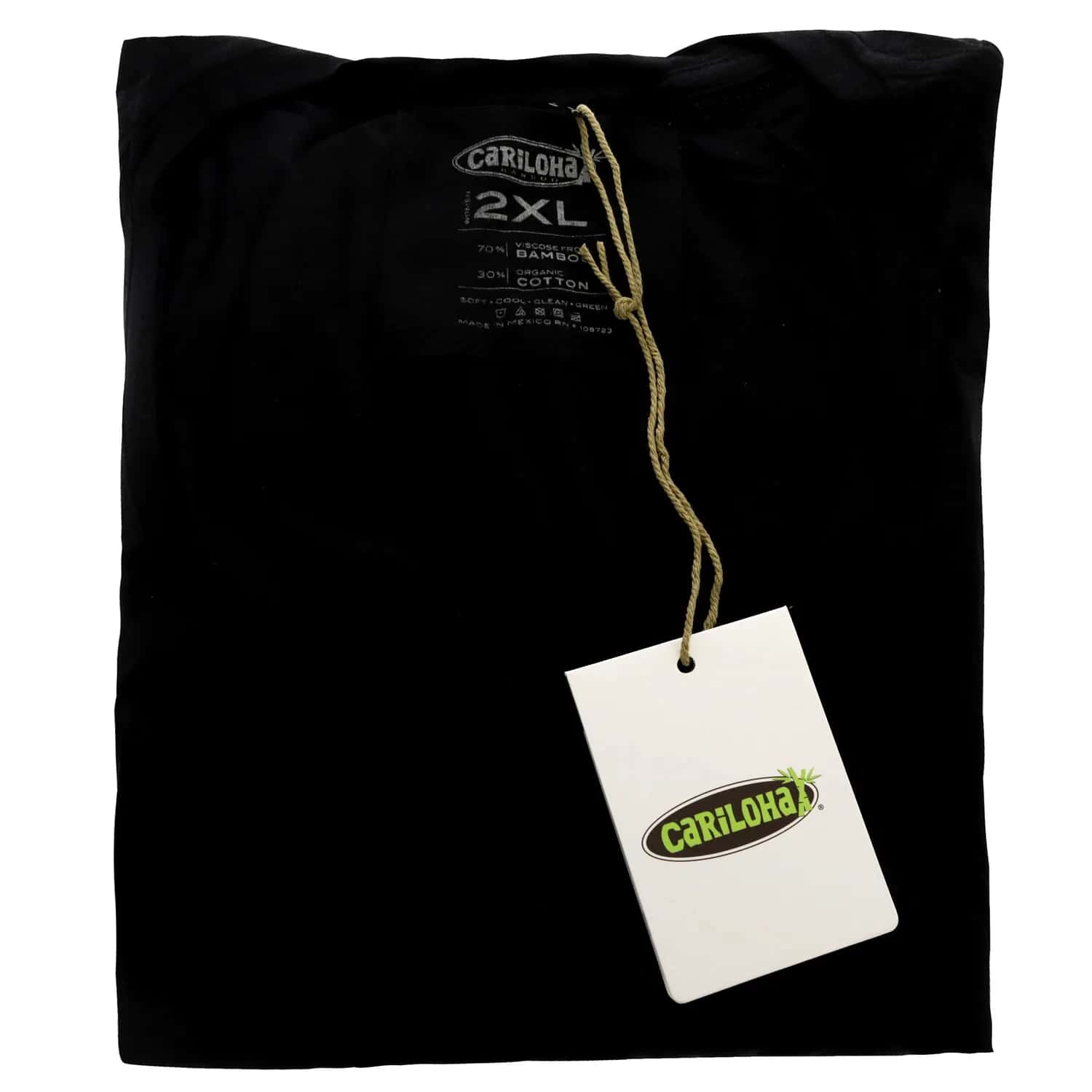 Cariloha Bamboo V-Neck Tee - Black for Women