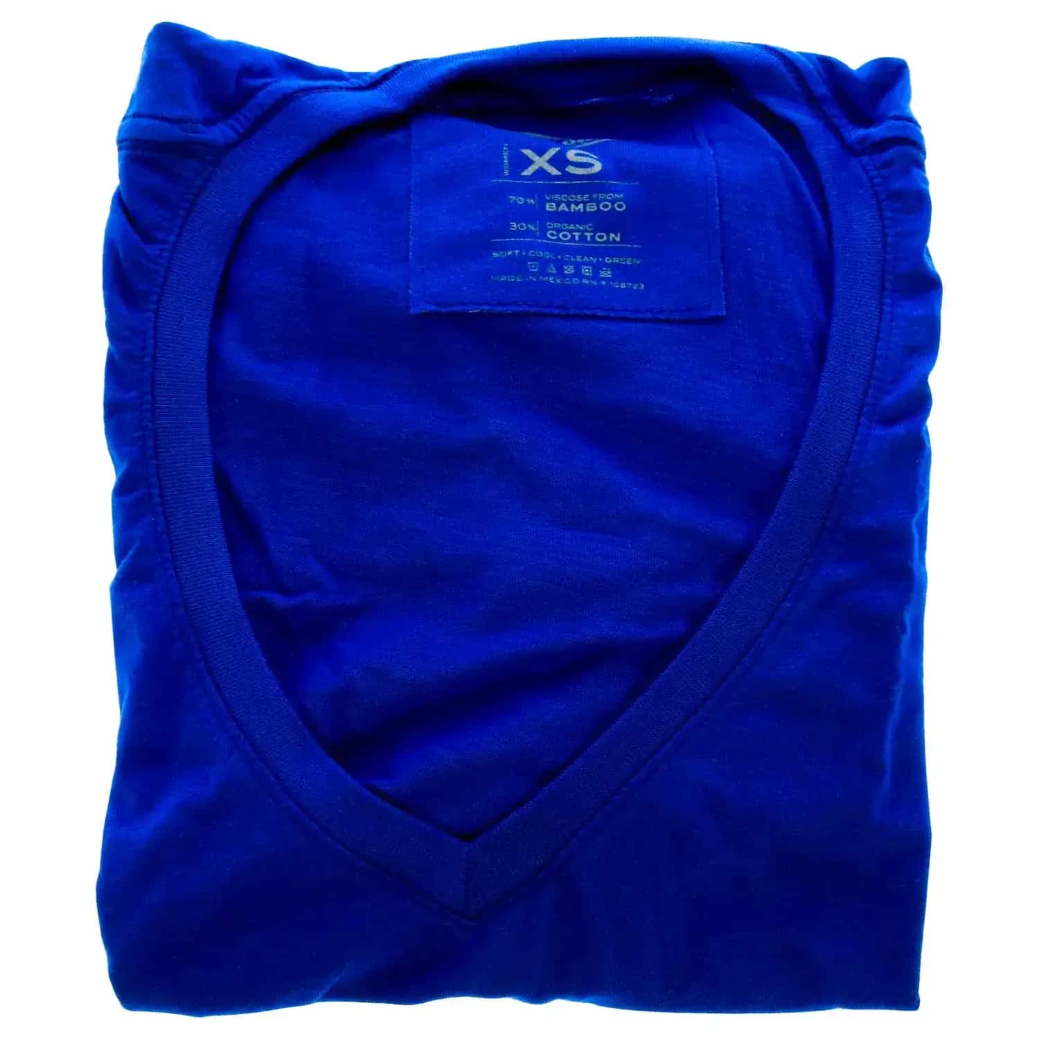 Cariloha Bamboo-Viscose V-Neck Tee - Reef Blue for Women