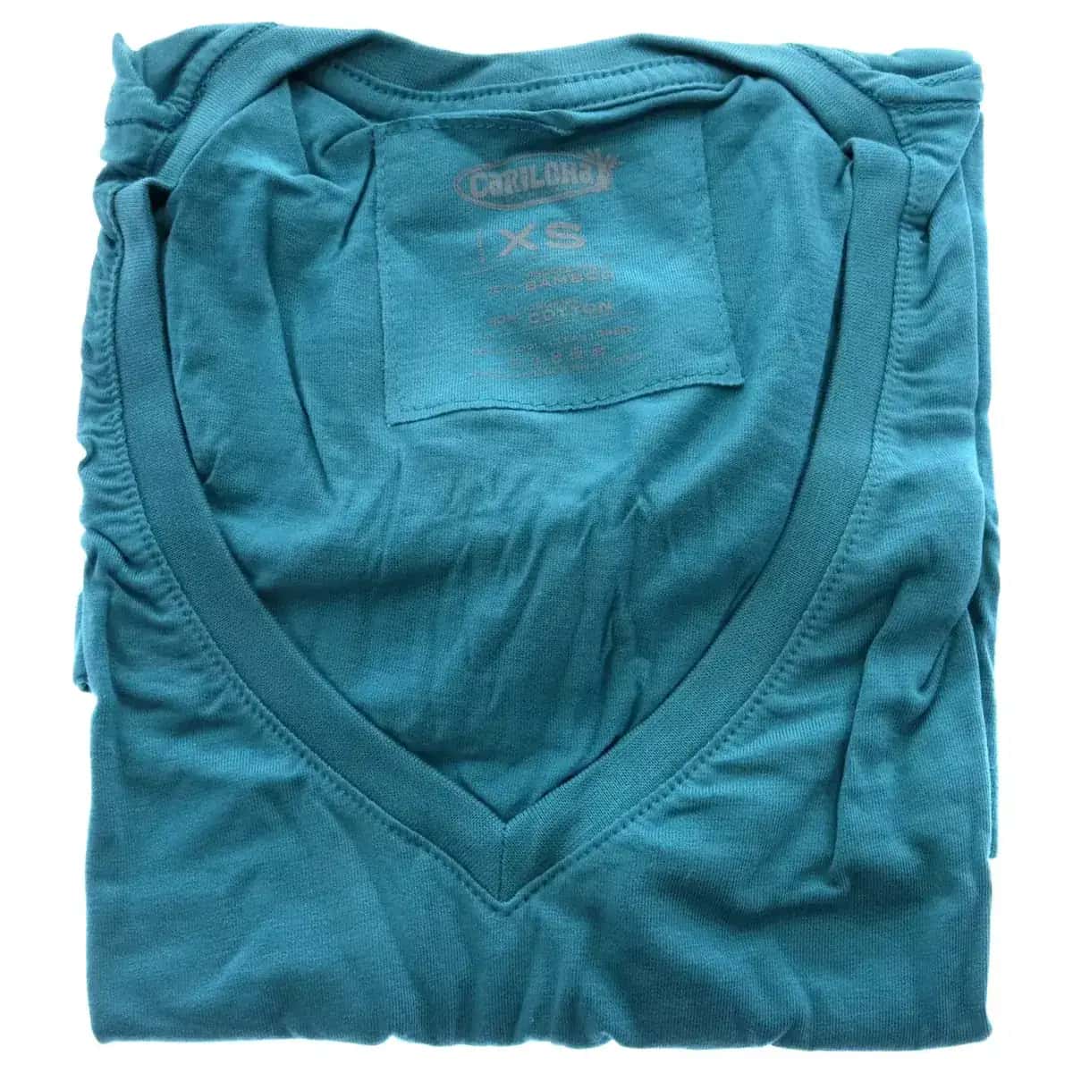 Cariloha Bamboo-Viscose V-Neck Tee for Women