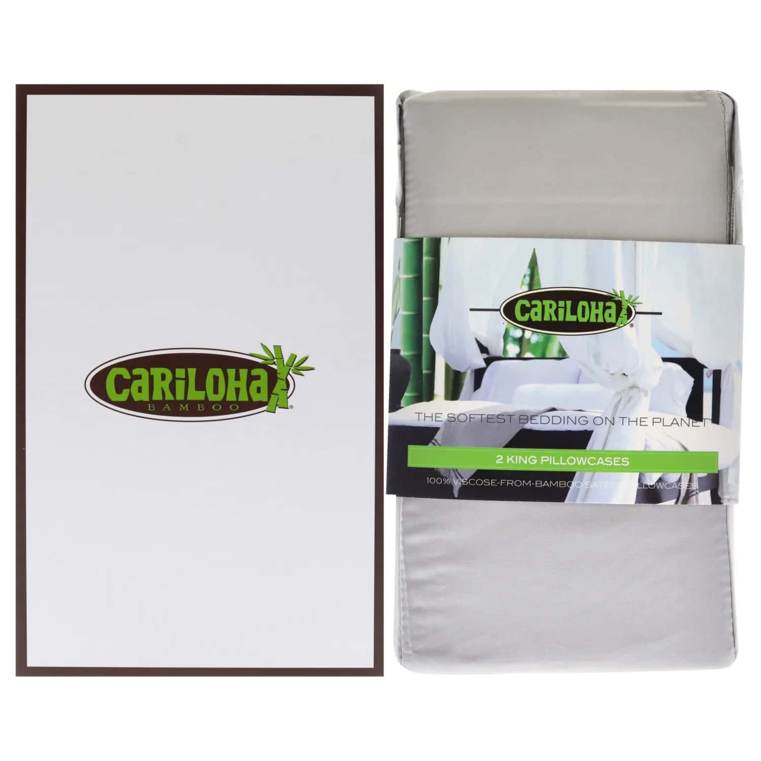 Cariloha Resort 2-Piece Sateen Pillowcase Set King
