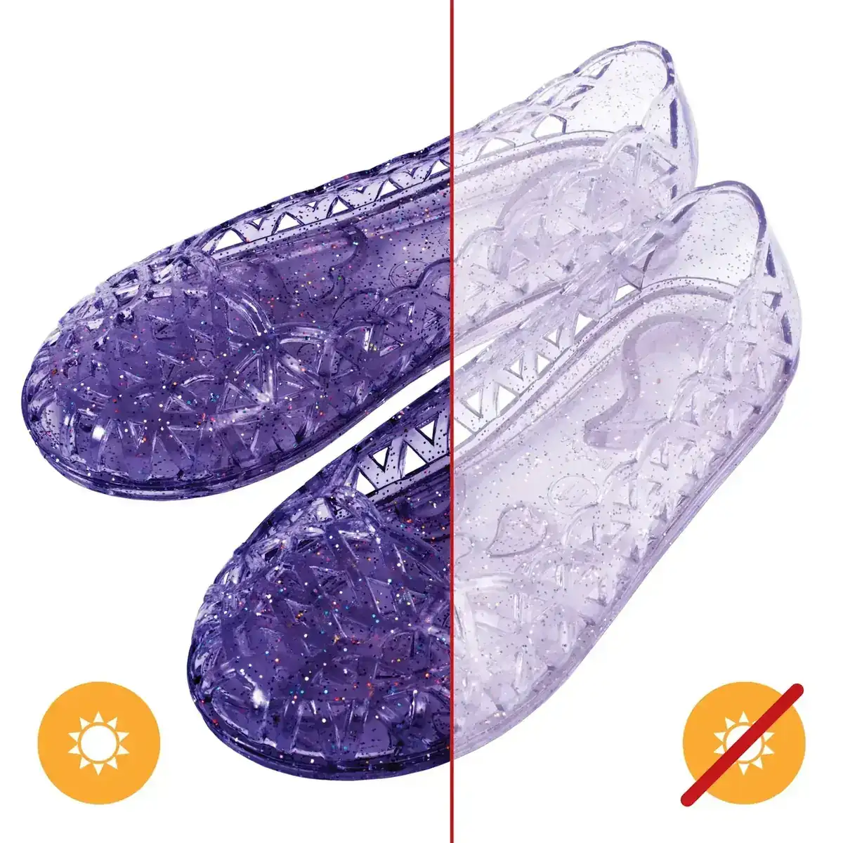 Del Sol Princess Slipper Heart Sole Girl Jellies for Girls