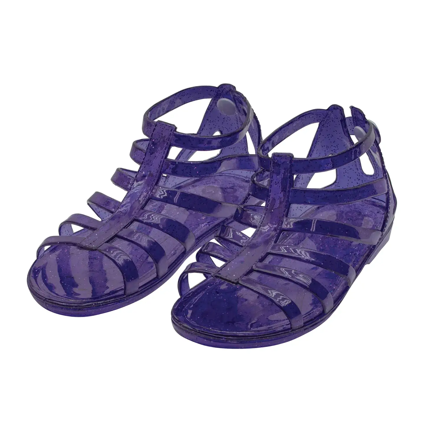 DelSol Color-Changing Gladiator Jellies Sandal - Purple for Women