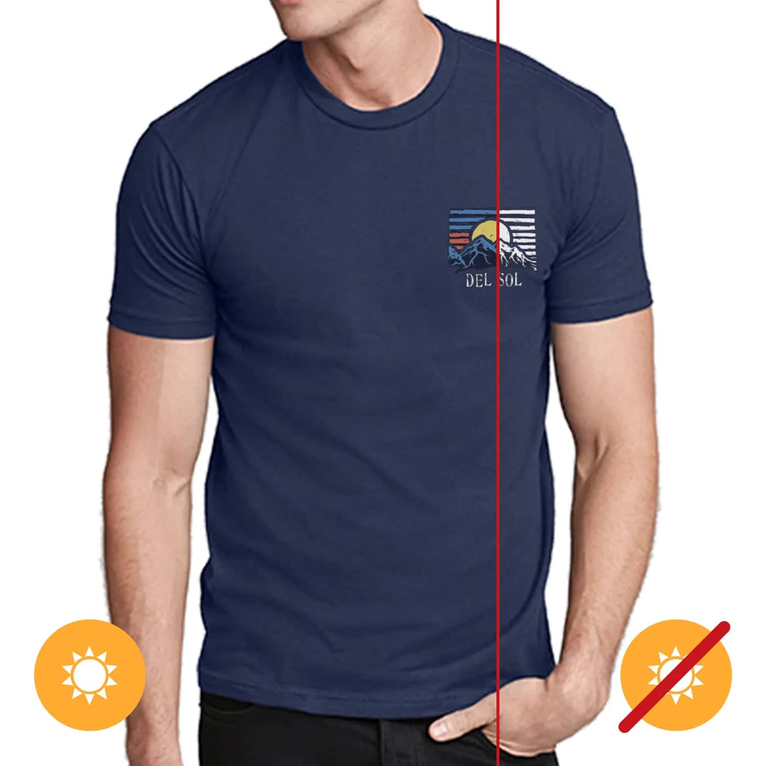 Del Sol Classic Crew Tee Wanderlust for Men