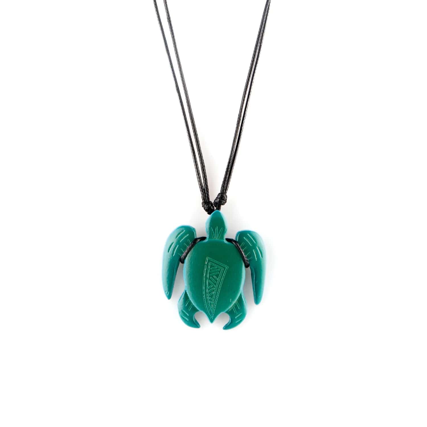 Del Sol Color-Changing Necklace - Turtle - White to Green for Women
